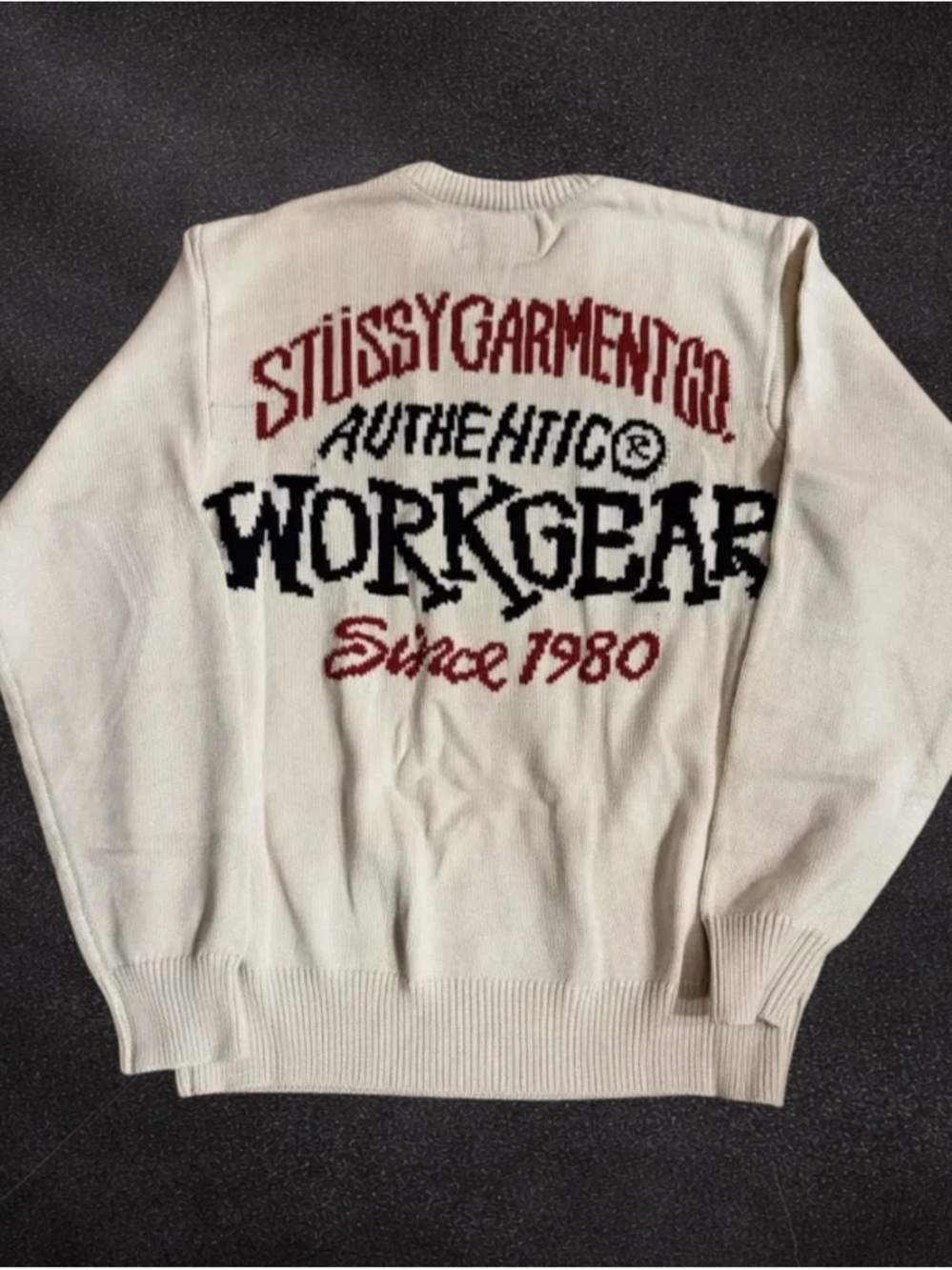 Stüssy Garment CO. Work gear Sweater - Sizes Small & Medium